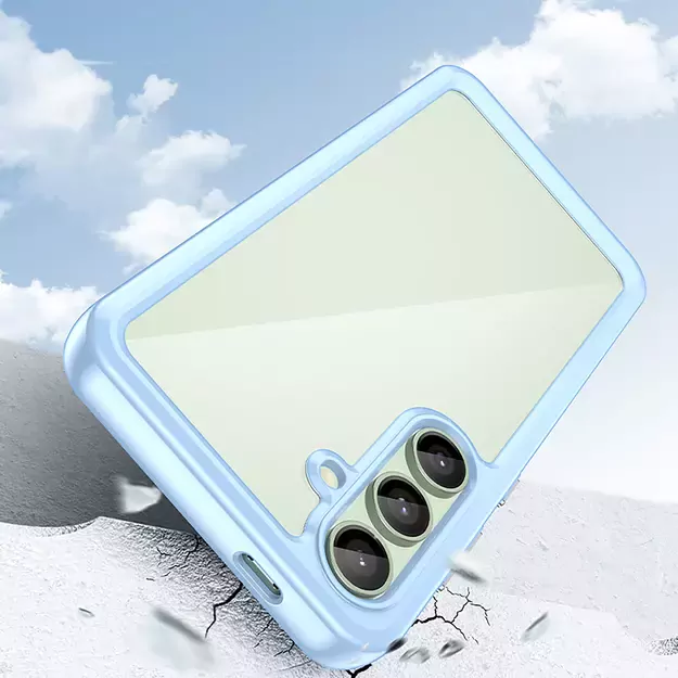 Outer Space Case with Gel Frame for Samsung Galaxy S24 FE - Blue 12