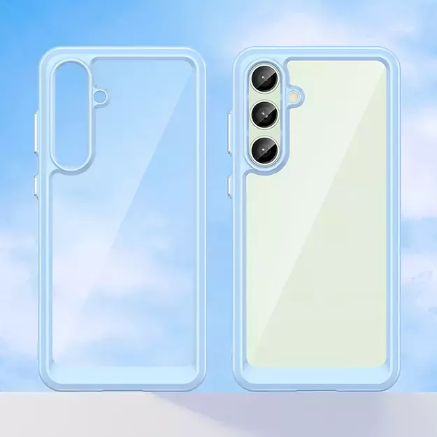 Outer Space Case with Gel Frame for Samsung Galaxy S24 FE - Blue 7