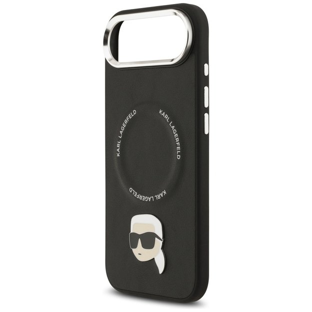 Karl Lagerfeld Karl Pin MagSafe Case for iPhone Air - Black 5