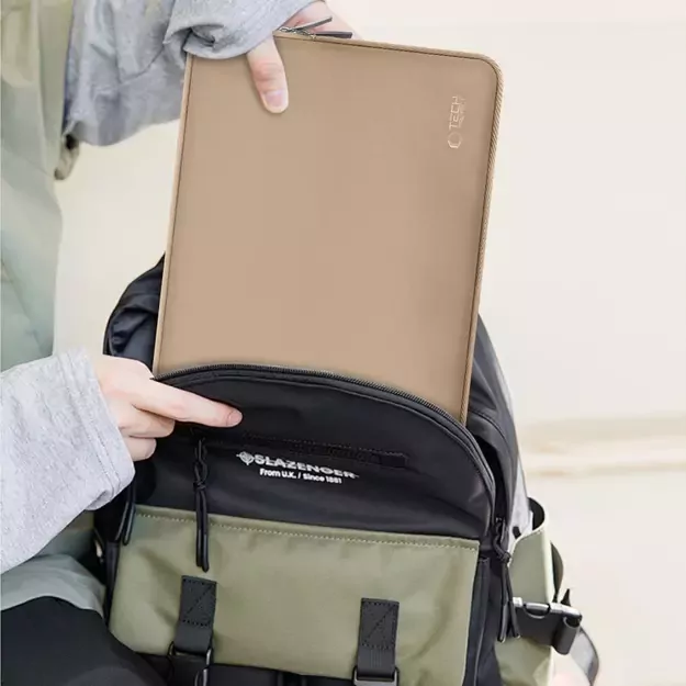 Tech-Protect Neoslim 15-16&quot  Laptop Bag - Beige 14