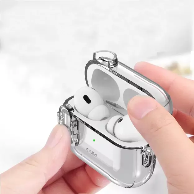 Tech-Protect Slim Hook Case for AirPods 1 / 2 - Clear 6