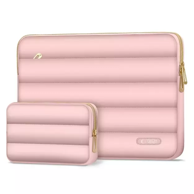 Tech-Protect Puffy Laptop Bag 13-14 - Pink 1