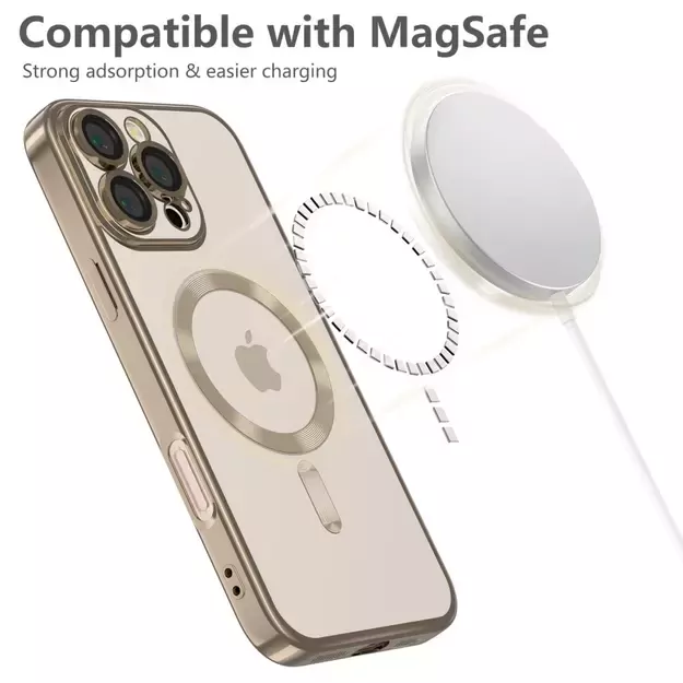 Tech-Protect MagFlex MagSafe iPhone 16 Pro Case - Gold 4