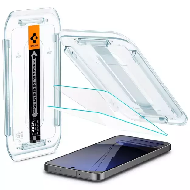 Spigen Glas.tR EZ Fit Tempered Glass for Samsung Galaxy S24 FE (2 pcs.) 1