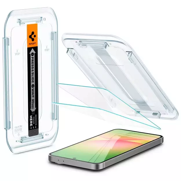 Spigen Glas.tR EZ Fit Tempered Glass for Samsung Galaxy S24 FE (2 pcs.) 2