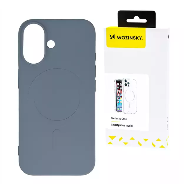 Wozinsky Liquid Silicone Case MagSafe for Samsung Galaxy S24 FE - gray