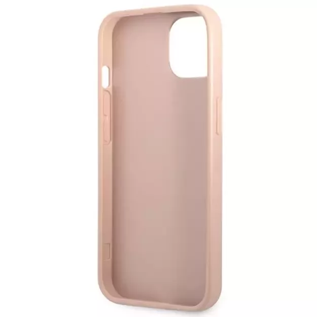 Guess GUHCP14MPSATLP iPhone 14 Plus 6,7 &quot pink / pink hardcase SaffianoTriangle Logo 13