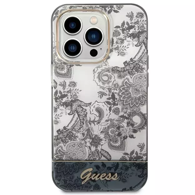 Guess GUHCP14XHGPLHG iPhone 14 Pro Max 6.7 &quot gray / gray hardcase Porcelain Collection 9