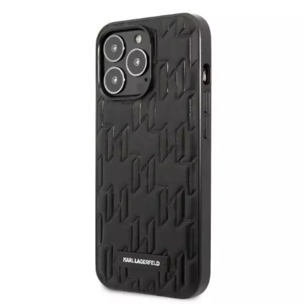 Karl Lagerfeld KLHCP13XMNMP1K iPhone 13 Pro Max 6,7  hardcase czarny/black Monogram Plaque 7