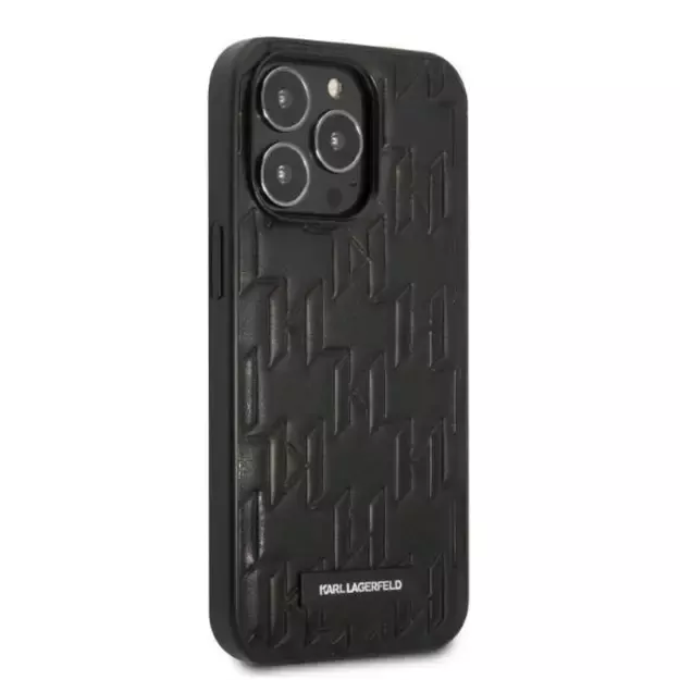 Karl Lagerfeld KLHCP13XMNMP1K iPhone 13 Pro Max 6,7  hardcase czarny/black Monogram Plaque 2