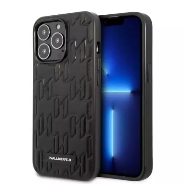 Karl Lagerfeld KLHCP13XMNMP1K iPhone 13 Pro Max 6,7  hardcase czarny/black Monogram Plaque