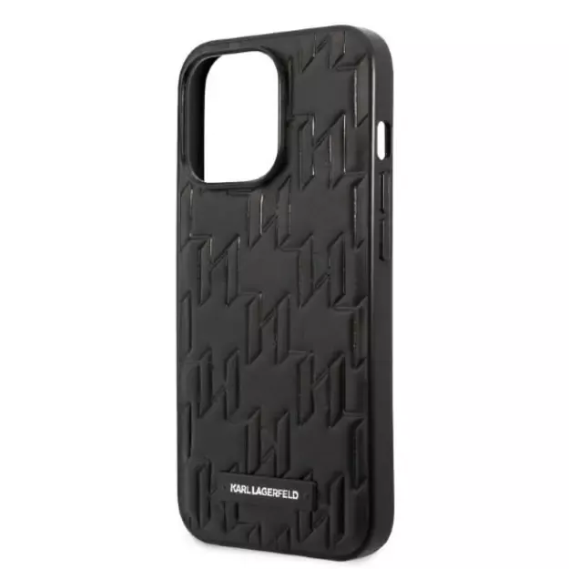 Karl Lagerfeld KLHCP13XMNMP1K iPhone 13 Pro Max 6,7  hardcase czarny/black Monogram Plaque 4