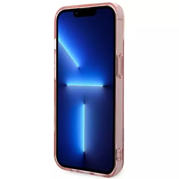 Karl Lagerfeld KLHCP14MHKLSPCP iPhone 14 Plus 6.7 &quot hardcase pink / pink Mono Vertical Stripe 11