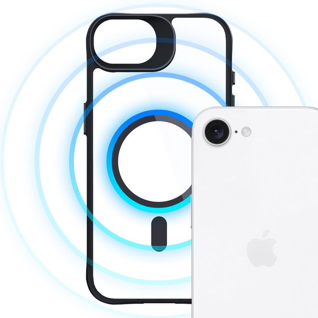 3mk Satin Armor MagCase for Apple iPhone 16e / SE 4 - Transparent 8