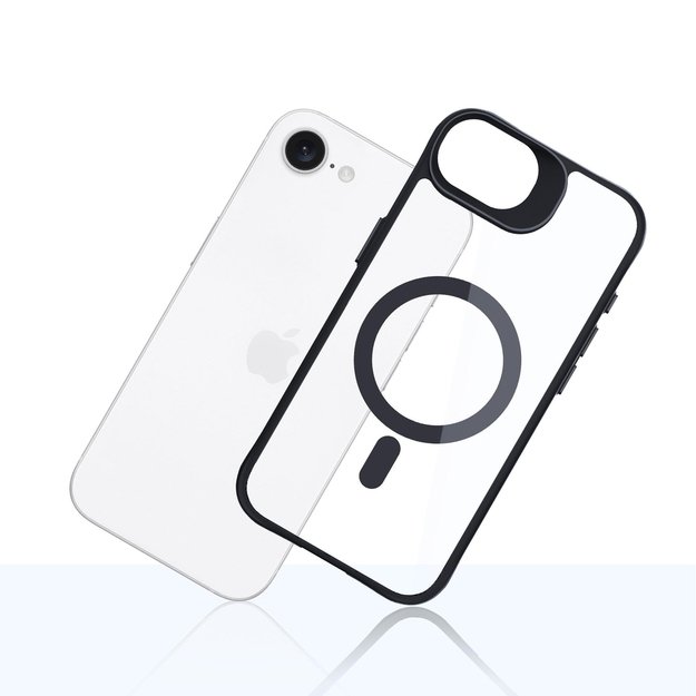 3mk Satin Armor MagCase for Apple iPhone 16e / SE 4 - Transparent 5