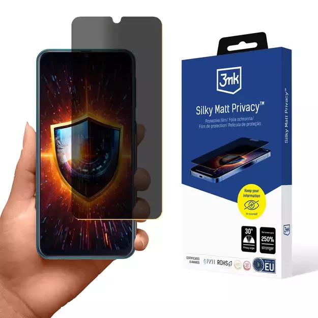 3mk Silky Matt Privacy Privacy Screen Protector for Samsung Galaxy M21
