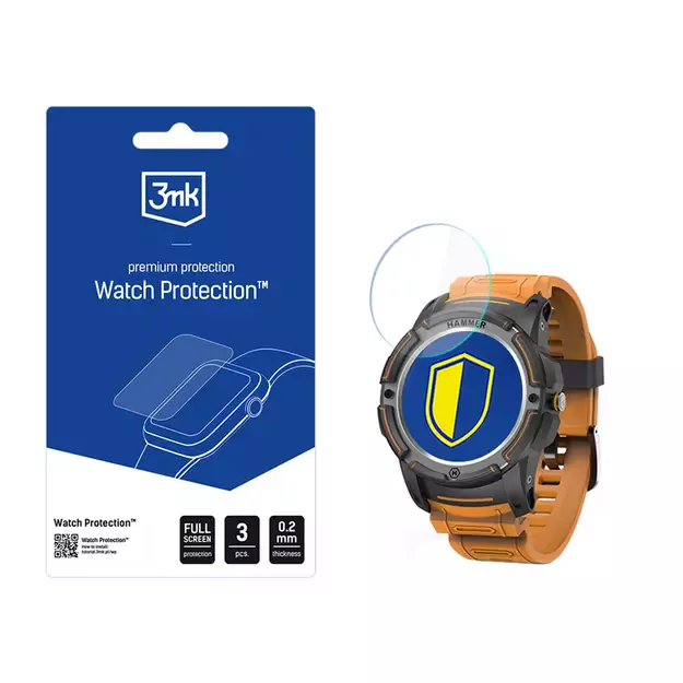 Smartwatch Screen Protector Glass 3mk Watch Protection FlexibleGlass for Hammer Watch