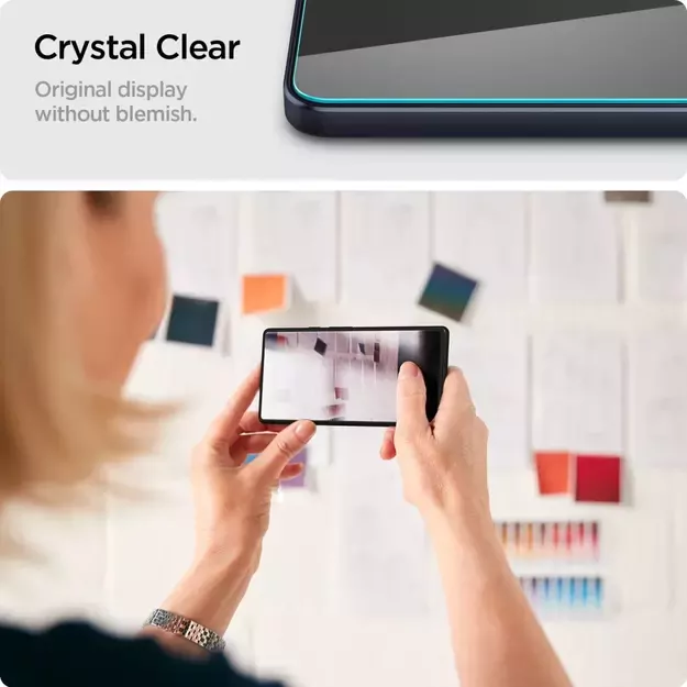 Spigen Glas.tR Slim 2-Pack Tempered Glass for Samsung Galaxy A16 4G / 5G - Transparent 15