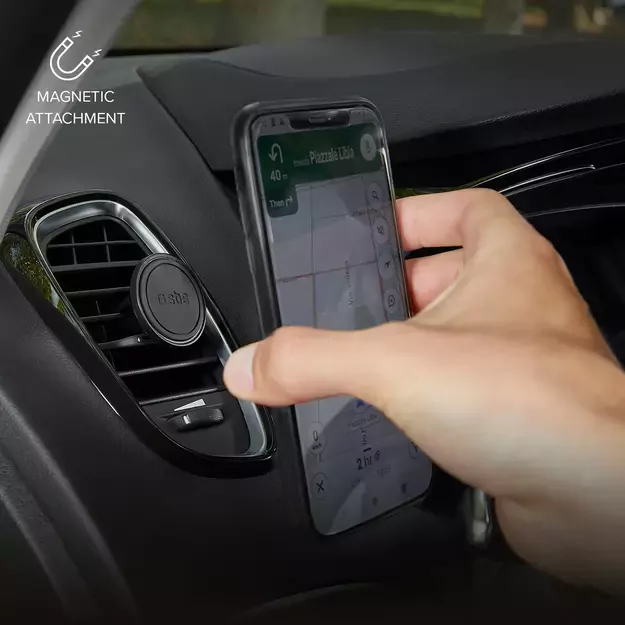 SBS TESUPMAGMCLIP smartphone holder magnetic, for air vent - black 8