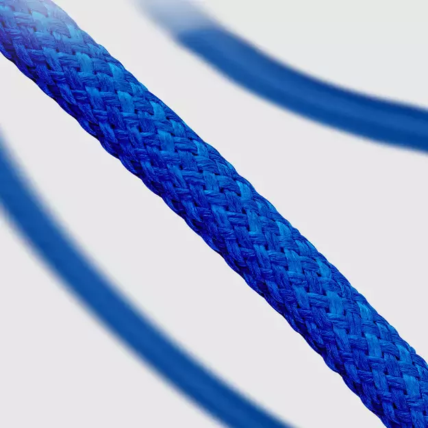 SBS TECABLETISSUETCCB USB-C - USB-C 1.5m 60W braided cable - blue 3