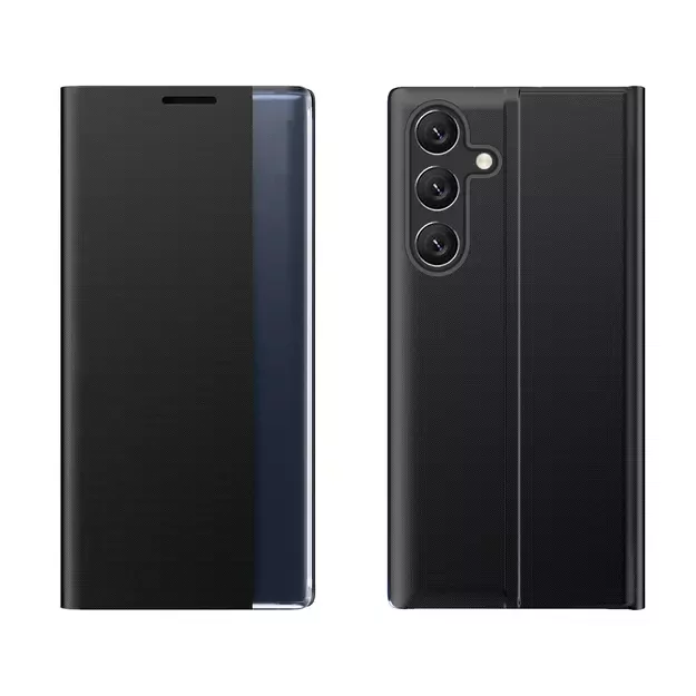 New Sleep Case Flip Cover with Stand Function for Samsung Galaxy A36 - Black 2
