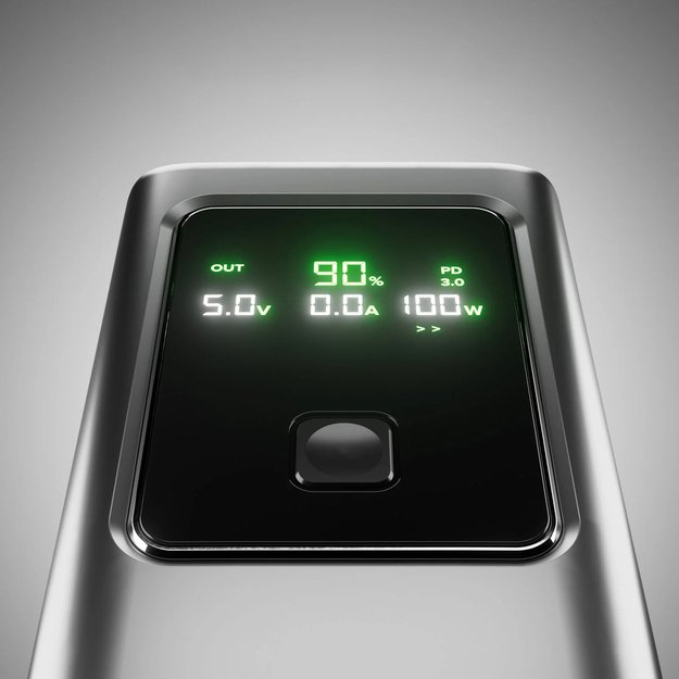 Powerbank SBS 20000mAh PD 100W with LCD display - gray 2