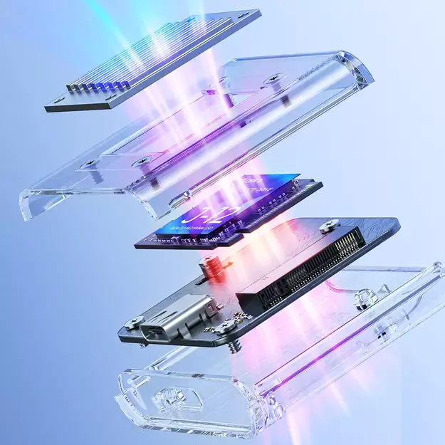 Orico TC20-M2-10G M.2 NVME USB-C 3.2 Disk Caddy - Transparent 7