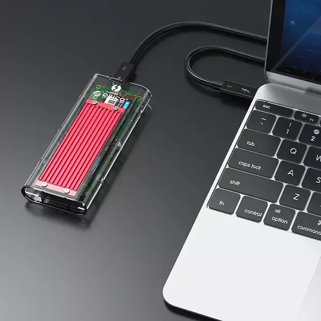 Orico TCM2-C3 M.2 NVME to USB-C 10Gb/s Disk Drive - Red 4
