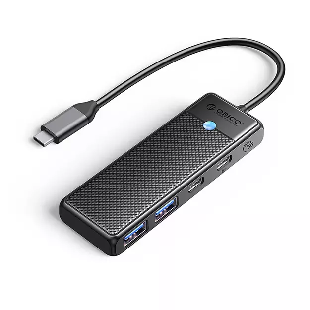 Hub USB-C Orico PAPW2AC-C3 docking station 2x USB-A 3.0 + 2x USB-C 3.0 - black