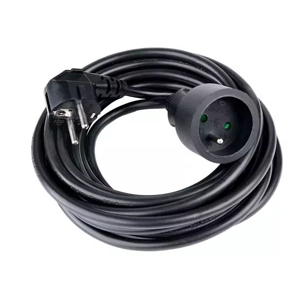 Hama Standard 5m Extension Cord - Black 1