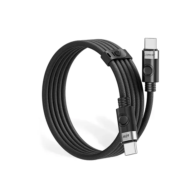 Orico CDX 60W 3A Power Delivery USB-C - USB-C 1m Cable - Black 1