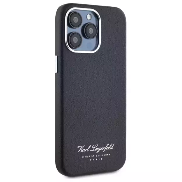Karl Lagerfeld Hotel RSG Case for iPhone 15 Pro Max - Black 3