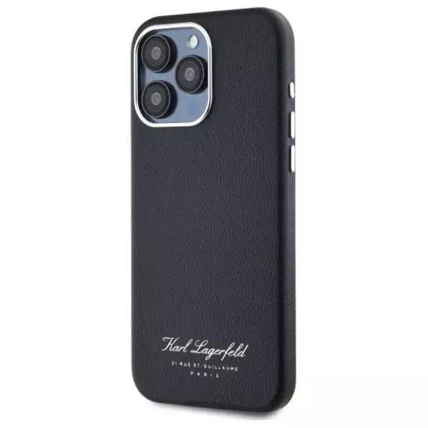 Karl Lagerfeld Hotel RSG Case for iPhone 15 Pro Max - Black 1