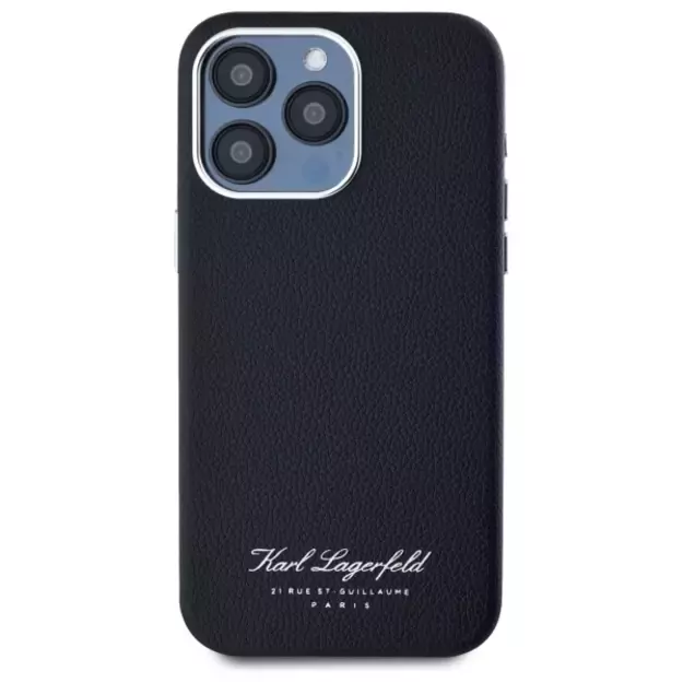 Karl Lagerfeld Hotel RSG Case for iPhone 15 Pro Max - Black 2