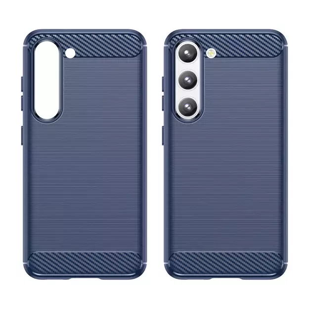 Carbon Case for Samsung Galaxy S23 flexible silicone carbon cover blue 9