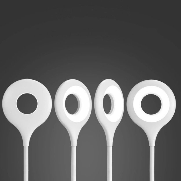 Mini Wozinsky Wireless LED Reading Lamp with Clip + USB-C Cable - White 5