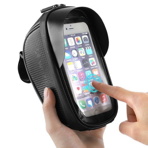 Wozinsky bike handlebar bag with phone case 1l black (WBB16BK) 31