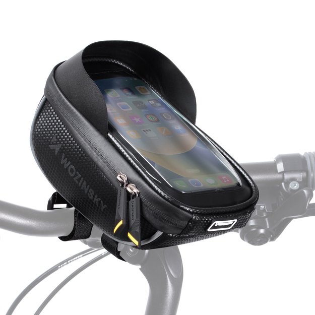 Wozinsky bike handlebar bag with phone case 1l black (WBB16BK) 36