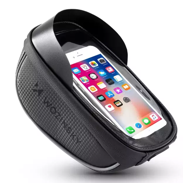 Wozinsky bike handlebar bag with phone case 1l black (WBB16BK) 1