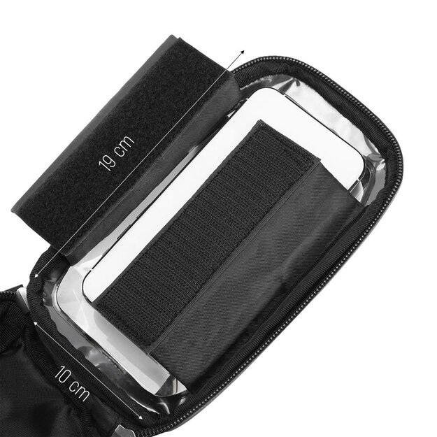Wozinsky bike handlebar bag with phone case 1l black (WBB16BK) 29