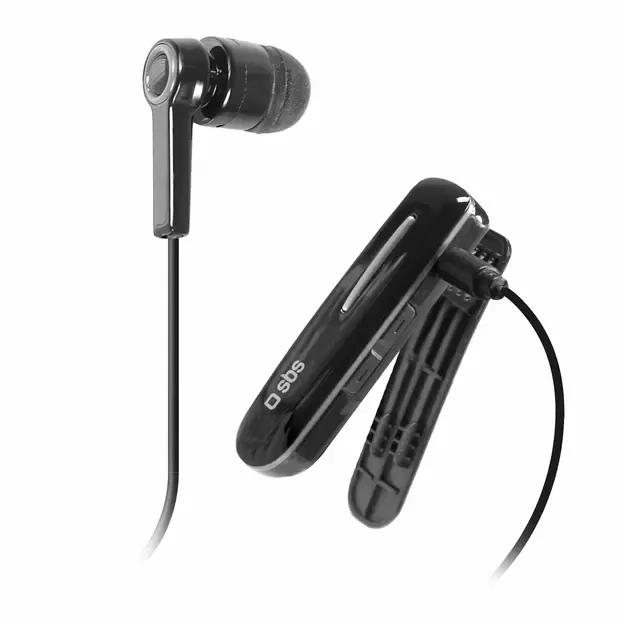 SBS TECLIPHEADSETBTK Wireless Earphone with Clip - Black 7
