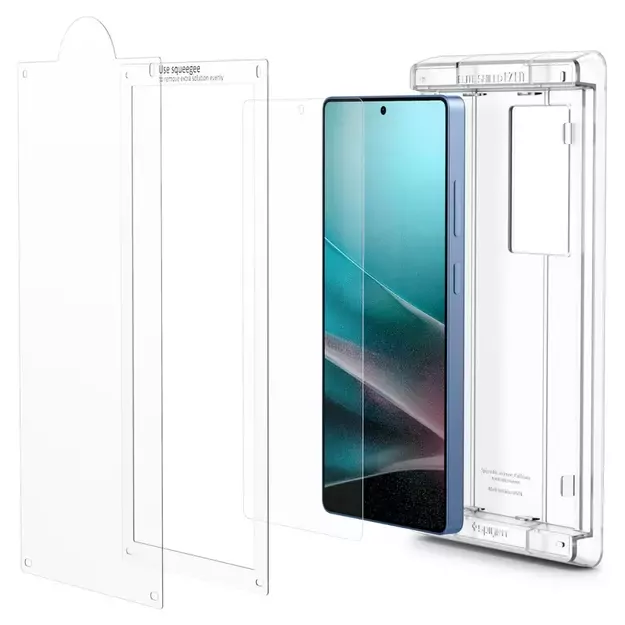 Spigen Elite Shield EZ FIT Hybrid Glass for Samsung Galaxy S25 Ultra - Transparent 11