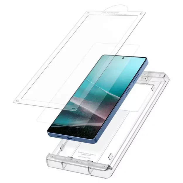 Spigen Elite Shield EZ FIT Hybrid Glass for Samsung Galaxy S25 Ultra - Transparent 2