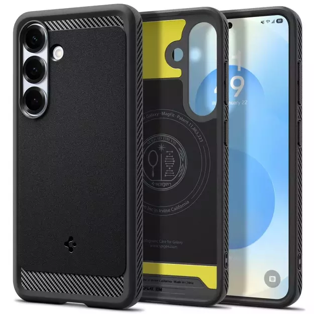 Spigen Rugged Armor Mag MagSafe Case for Samsung Galaxy S25 - Matte Black 29