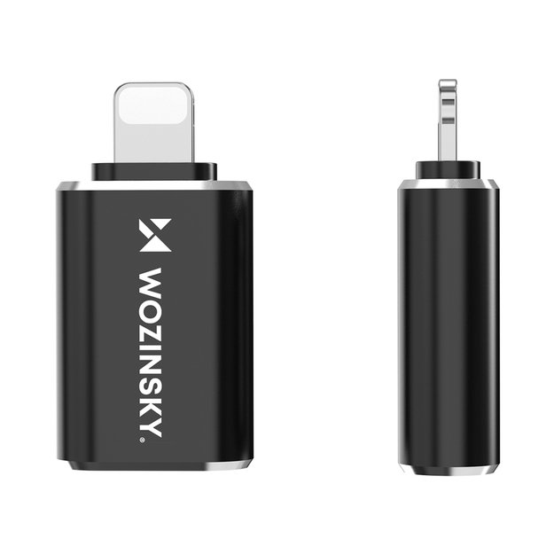 Wozinsky WALA-01 Lightning to USB-A OTG Adapter - Black 4
