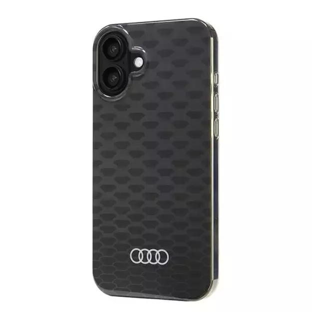 Audi IML Stitching Pattern MagSafe iPhone 16 Plus 6.7&quot  black/black hardcase AU-IMLMIP16M-Q5/D3-BK 2