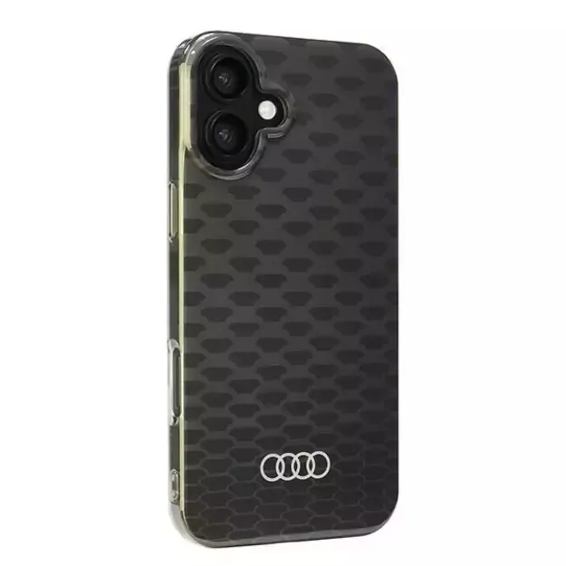 Audi IML Stitching Pattern MagSafe iPhone 16 Plus 6.7&quot  black/black hardcase AU-IMLMIP16M-Q5/D3-BK 1