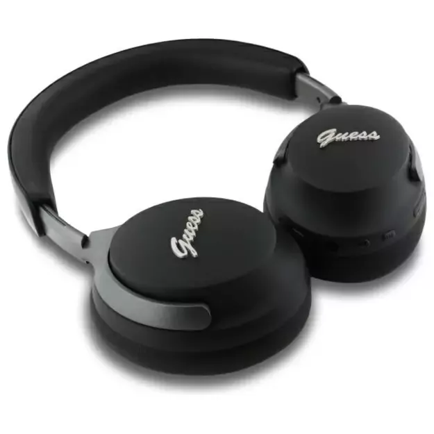 Guess Bluetooth ANC Headphones GUBHC22PSFCSMK Black Metal Script Logo 3