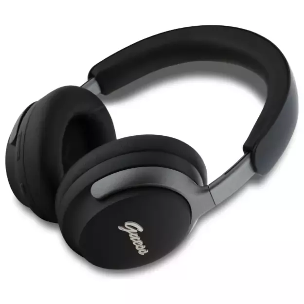 Guess Bluetooth ANC Headphones GUBHC22PSFCSMK Black Metal Script Logo 1