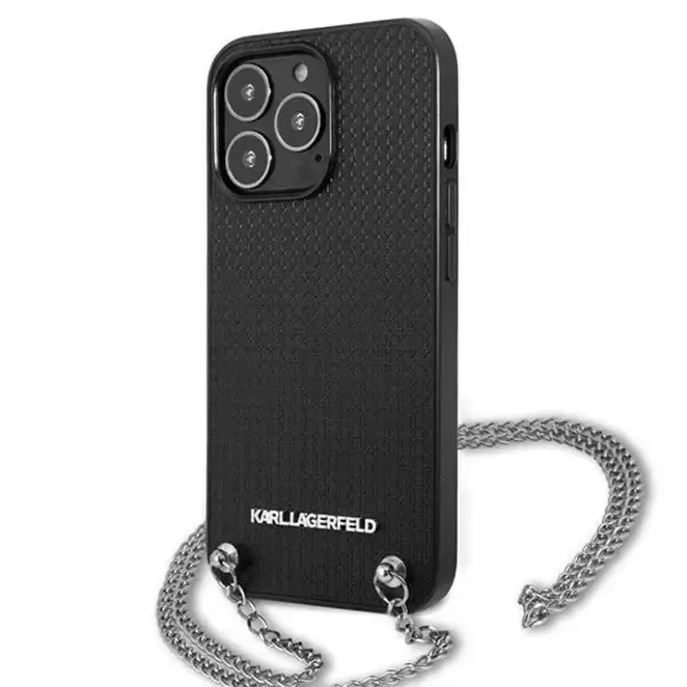 Karl Lagerfeld Monogram Plaque Case for iPhone 13 Pro / 13 6.1&quot  - Blackx 8
